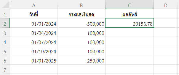 ตัวอย่างที่ 3: การปล่อยเงินกู้