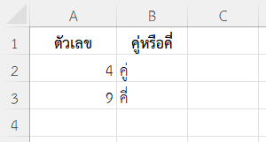 ฟังก์ชันที่บอกว่าเลขเป็น "Even" หรือ "Odd"